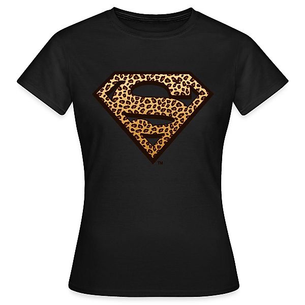 Spreadshirt T-Shirt Superman Leoprint Logo Frauen günstig online kaufen