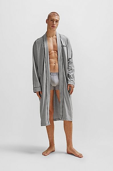 BOSS Morgenmantel Kimono BM, Baumwolle, Kimono-Kragen, günstig online kaufen
