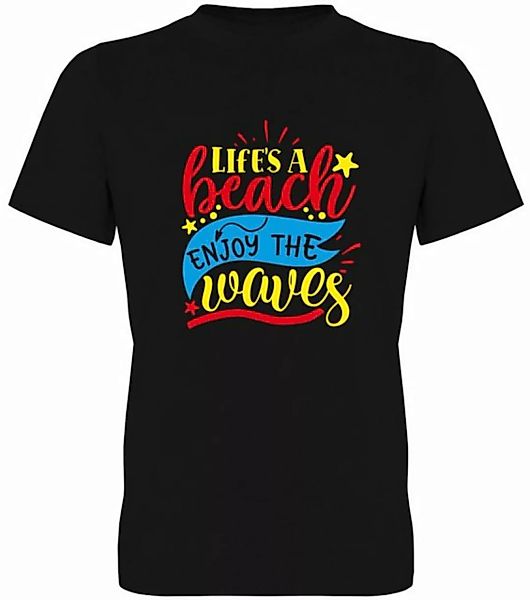 G-graphics T-Shirt Life´s a Beach, enjoy the Waves Herren T-Shirt, mit Fron günstig online kaufen