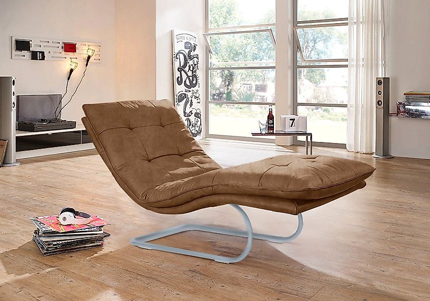 W.SCHILLIG Relaxliege "daily dreams", in Waffelkissen-Optik, wahlweise mit günstig online kaufen