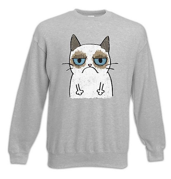 Urban Backwoods Sweatshirt Grumpy Cat II Sweatshirt Cats Katze Gatto Gamer günstig online kaufen