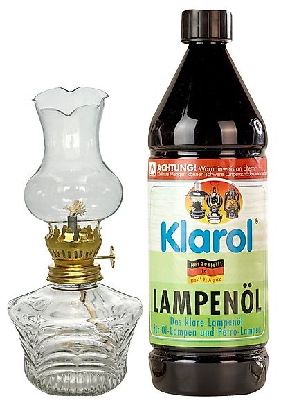 shopandmarry Windlicht 1x Öllampe DAISY im Set mit Klarol Lampenöl, 1 ltr. günstig online kaufen