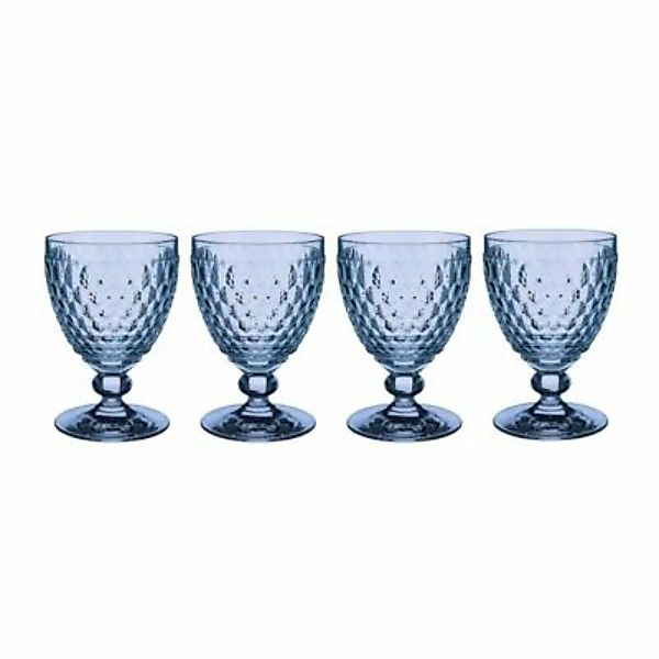 Villeroy & Boch Boston Coloured Rotweinglas 310 ml blau 4er Set Rotweingläs günstig online kaufen