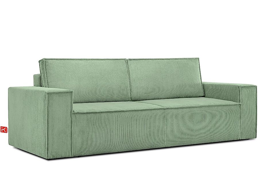 KONSIMO® 3-Sitzer NAPI Sofa mit Schlaffunktion & massivem Gestell, hergeste günstig online kaufen