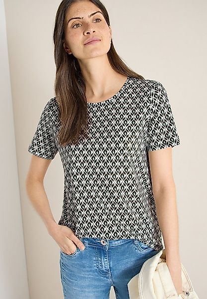 CECIL T-Shirt mit Minimal Muster günstig online kaufen