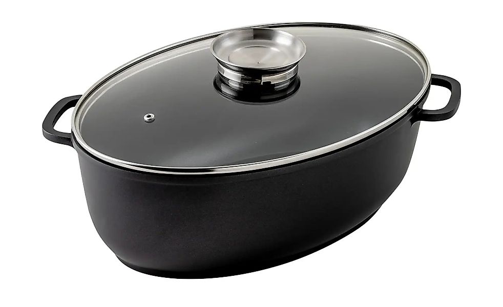 KHG Aromabräter aus Aluguss   ¦ schwarz ¦ Aluminium-Guss ¦ Maße (cm): B: 26 günstig online kaufen