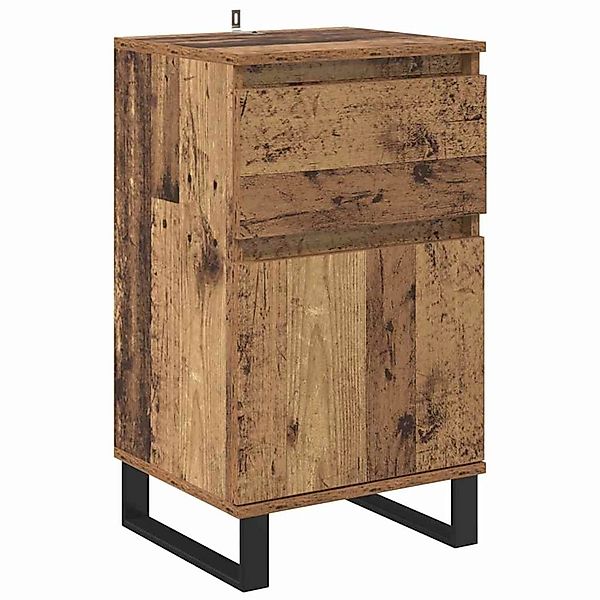 vidaXL Sideboard mit Schubladen Altholz 35 x 40 x 70 cm Holzwerkstoff 88176 günstig online kaufen