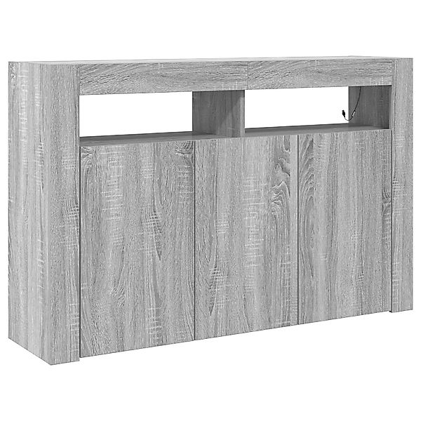 vidaXL Sideboard Sideboard Graues Sonoma Holzwerkstoff günstig online kaufen