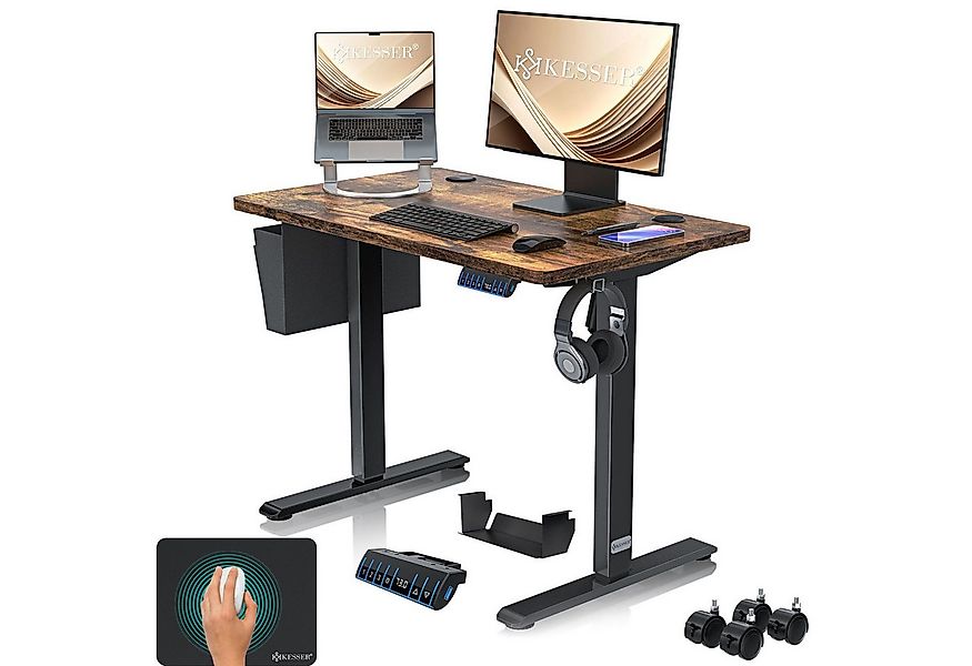 KESSER Schreibtisch, elektrischer & Höhenverstellbarer Computertisch für Ho günstig online kaufen