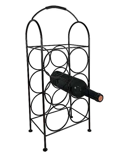 Weinregal für 6 Flaschen Tisch Flaschenregal Metall Weinflaschenhalter Anti günstig online kaufen