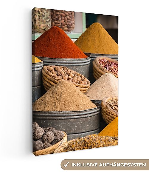 OneMillionCanvasses® Leinwandbild Kräuter - Ton - günstig online kaufen