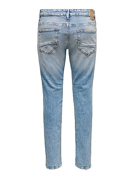 Only & Sons Herren Jeans ONSLOOM FG 1409 - Slim Fit - Blau - Blue Denim günstig online kaufen