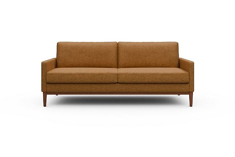 moebelfaktor Sofa Bodo 3-Sitzer, Retro-Design, elegante Linien, stabile Hol günstig online kaufen