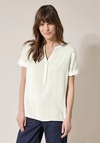 Cecil Shirtbluse, mit geschlitztem Rundhalsausschnitt günstig online kaufen