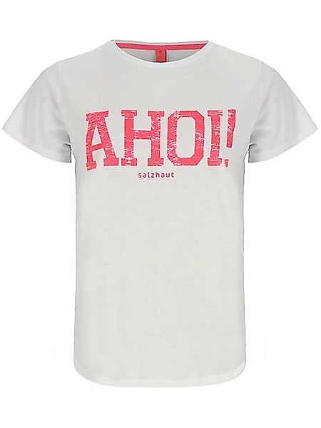 salzhaut T-Shirt Damen Kurzarm-Shirt Steentje mit Ahoi-Print - Sommershirt günstig online kaufen