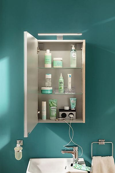 FACKELMANN Spiegelschrank "SBC" Spiegelschrank mit LED-Aufsatzleuchte, für günstig online kaufen