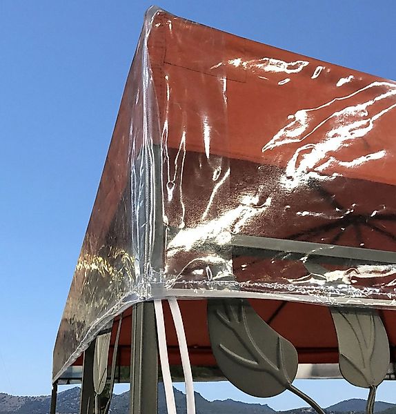 Quick Star Pavillon-Schutzhülle Pavillon Schutzhaube 3x3m Transparent (1-St günstig online kaufen