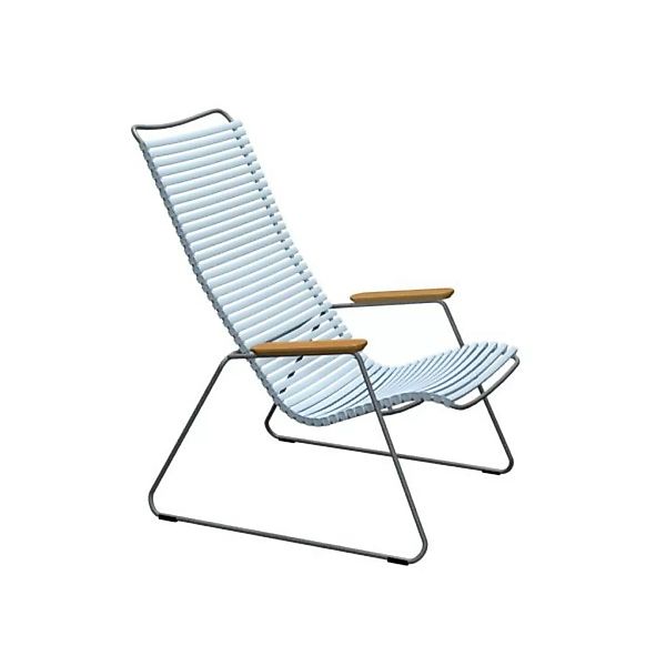 Outdoor Lounge Stuhl Click pastell hellblau günstig online kaufen
