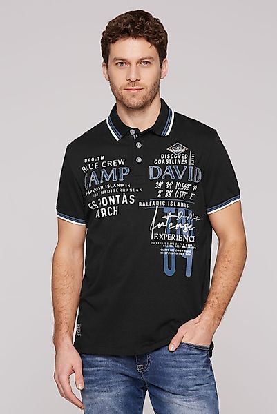CAMP DAVID Poloshirt mit Logo Artworks günstig online kaufen