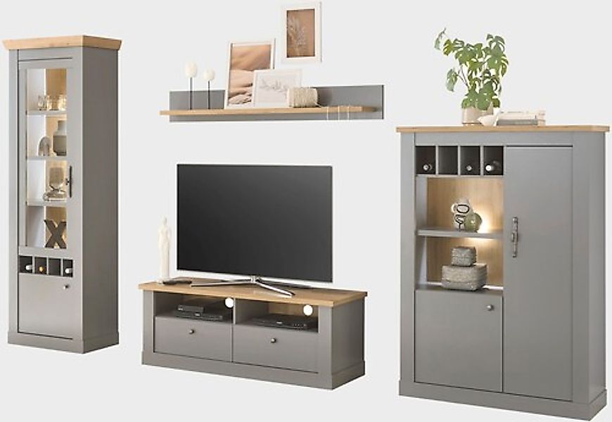 Home affaire Wohnwand »Chambord« 4 Stk. tlg. günstig online kaufen