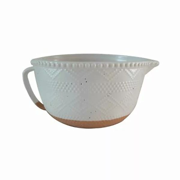 Neuetischkultur Rührschüssel Keramik gemustert weiß günstig online kaufen