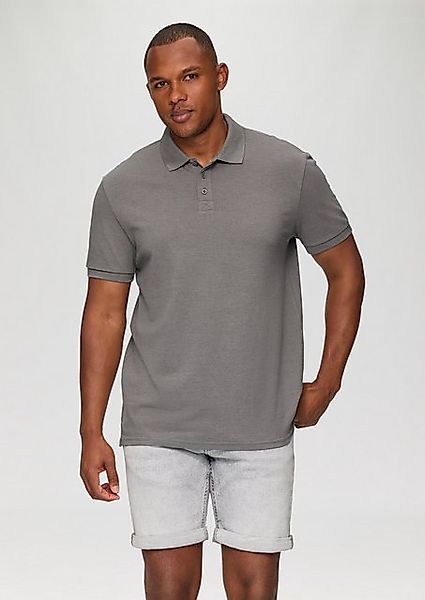 QS Kurzarmshirt Poloshirt mit Piquéstruktur günstig online kaufen