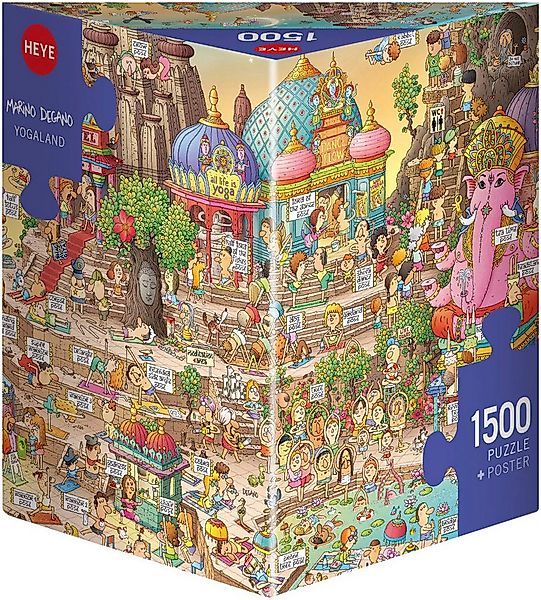 HEYE Puzzle Yogaland, Degano, 1500 Puzzleteile, Made in Europe günstig online kaufen