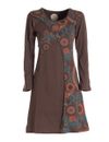 Vishes Jerseykleid Damen Mandala Kleid Blumenkleid günstig online kaufen