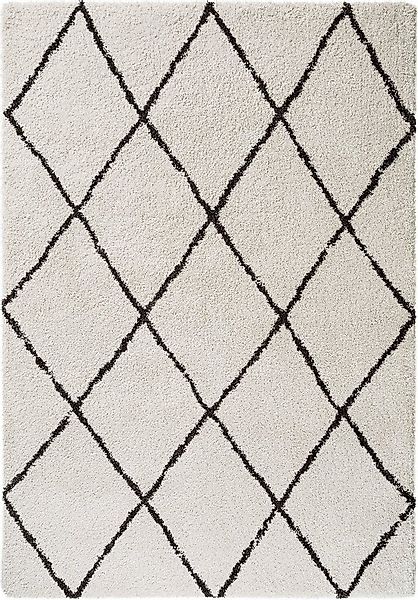 benuta Hochflor-Teppich Gobi, rechteckig, Höhe: 21 mm, Teppich Wohnzimmer, günstig online kaufen