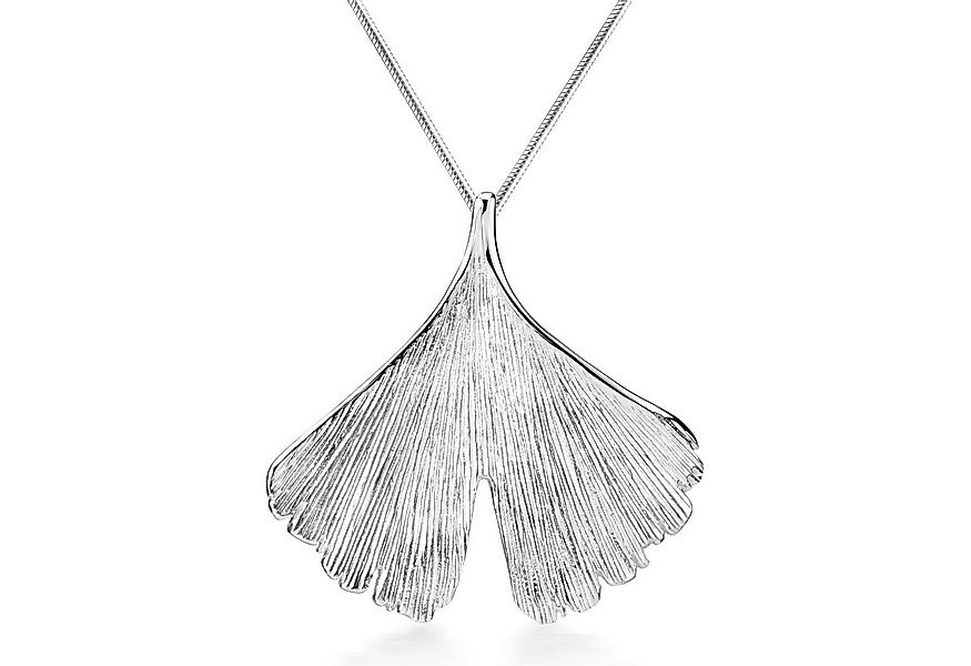 Materia Kettenanhänger Ginkgo / Ginkgoblatt Silber KA-277, 925 Sterling Sil günstig online kaufen