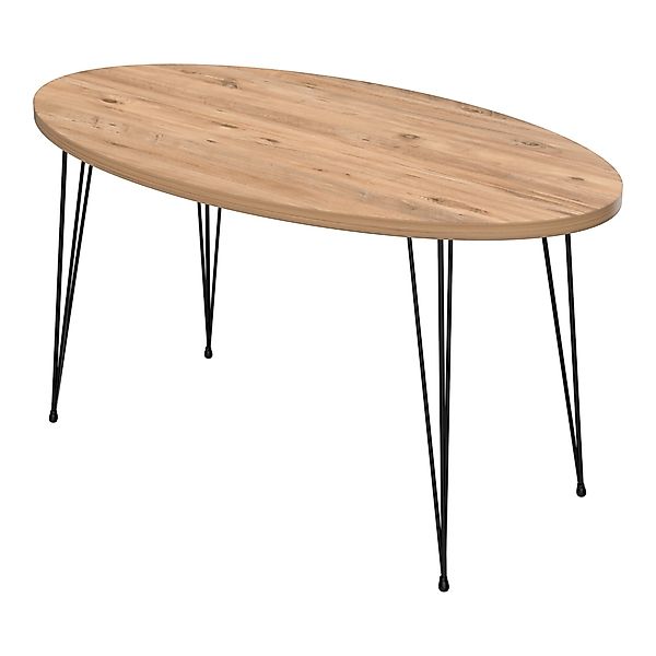 en.casa Couchtisch, »Skævinge« Sofatisch oval 43 günstig online kaufen