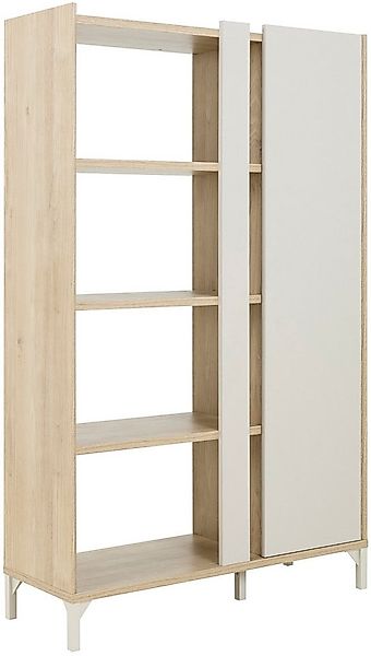 Gami Bücherregal LENK, Dekorative Bibliothek mit geschlossenem Aufbewahrung günstig online kaufen