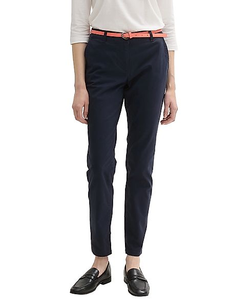 TOM TAILOR Chinohose mit Gürtel günstig online kaufen