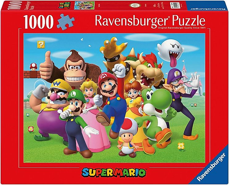 Ravensburger Puzzle Super Mario, 1000 Puzzleteile, Made in Germany günstig online kaufen