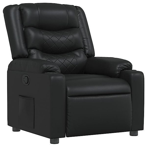 vidaXL Sessel Relaxsessel Schwarz Kunstleder (1-St) günstig online kaufen