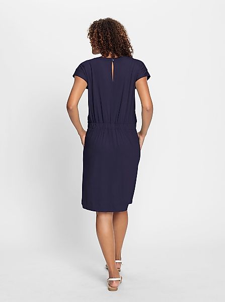 Casual Looks Jerseykleid "Jersey-Kleid" aufgesetzte Taschen günstig online kaufen