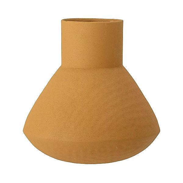Isira Vase metall 20,5cm Gelb günstig online kaufen