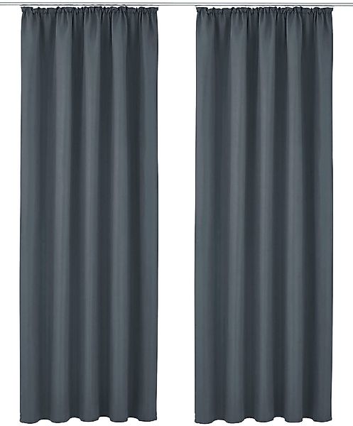 Bruno Banani Vorhang "Lagan" Kräuselband 2 Stk. tlg. 2-er Set, gewebt, Micr günstig online kaufen