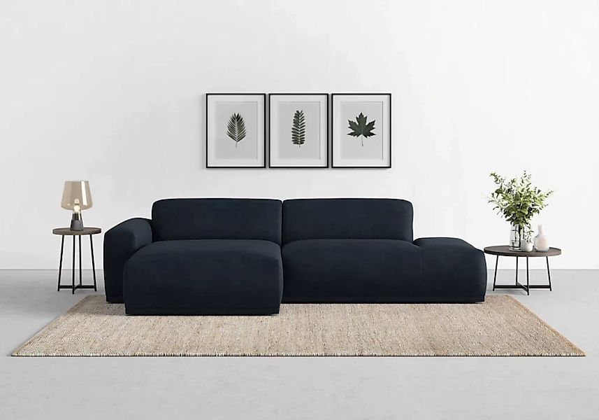 TRENDMANUFAKTUR Ecksofa Braga, aus 2 Teilen, moderner Cord-Stoff günstig online kaufen