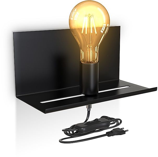 B.K.Licht Wandleuchte, 1 flammig, Leuchtmittel E27   ohne Leuchtmittel, ver günstig online kaufen