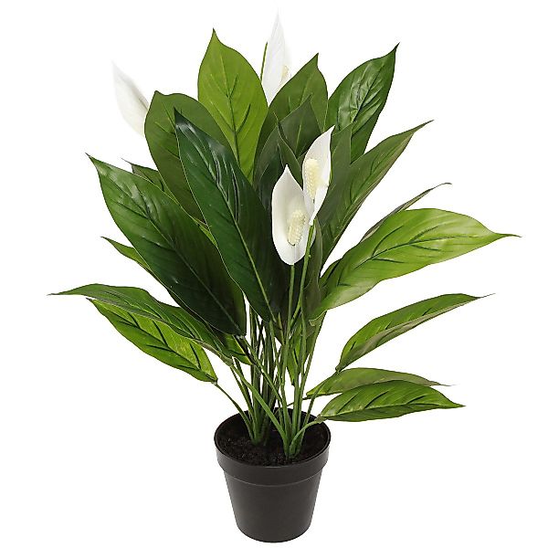 Künstliche Zimmerpflanze Künstliche Friedenslilie Deko-Blume Topf günstig online kaufen