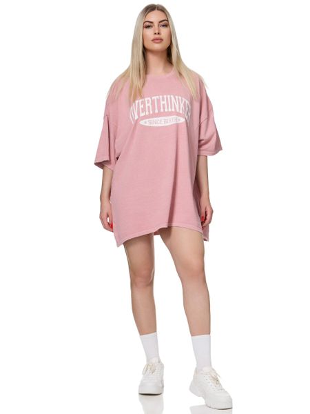 Worldclassca T-Shirt Worldclassca Oversized Print OVERTHINKER günstig online kaufen