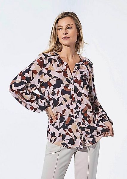 GOLDNER Kurzarmbluse Bluse mit Tunika Ausschnitt günstig online kaufen