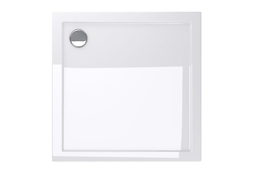 doporro Duschwanne Duschtasse flach aus Acryl DIN-Anschlüsse Faro1, Quadrat günstig online kaufen