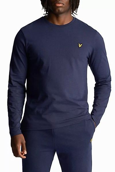 Lyle & Scott Langarmshirt Basic Herren, 100% Baumwolle, Gerader Schnitt günstig online kaufen