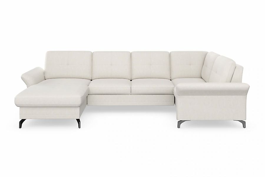 Home affaire Wohnlandschaft "Calando U-Form" wahlweise mit Bettfunktion, Be günstig online kaufen