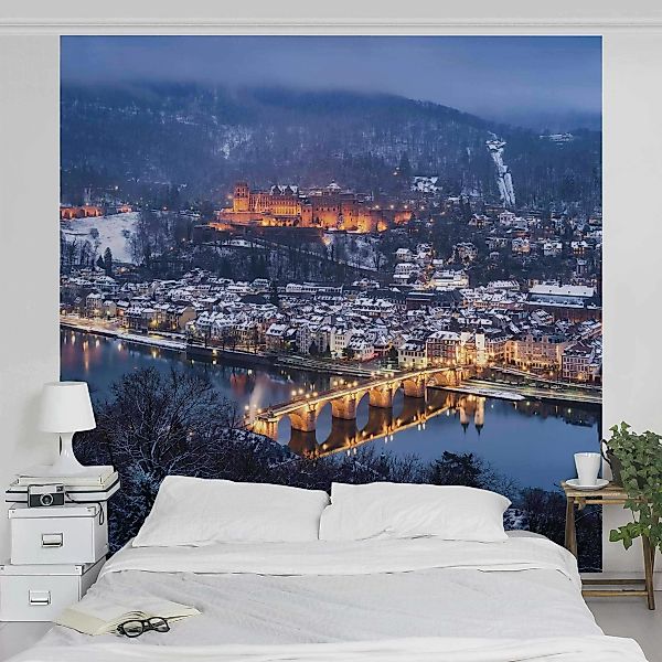 Fototapete Winterliches Heidelberg günstig online kaufen