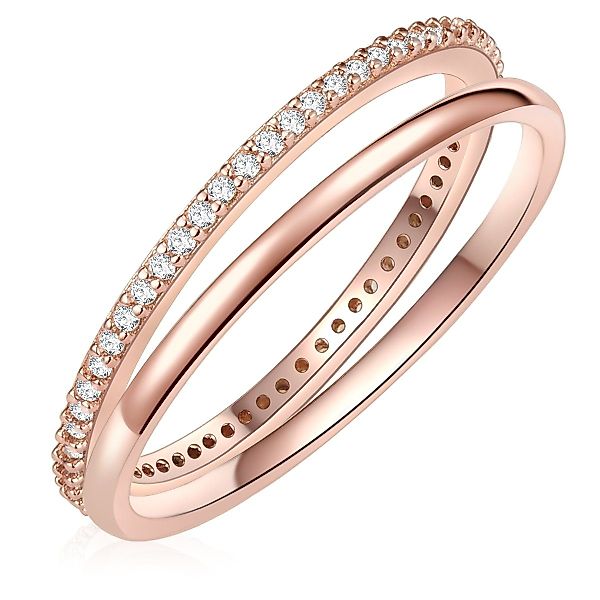 Lulu & Jane Fingerring roségold, Messing günstig online kaufen