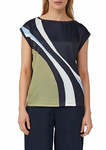 s.Oliver BLACK LABEL T-Shirt, mit Print günstig online kaufen