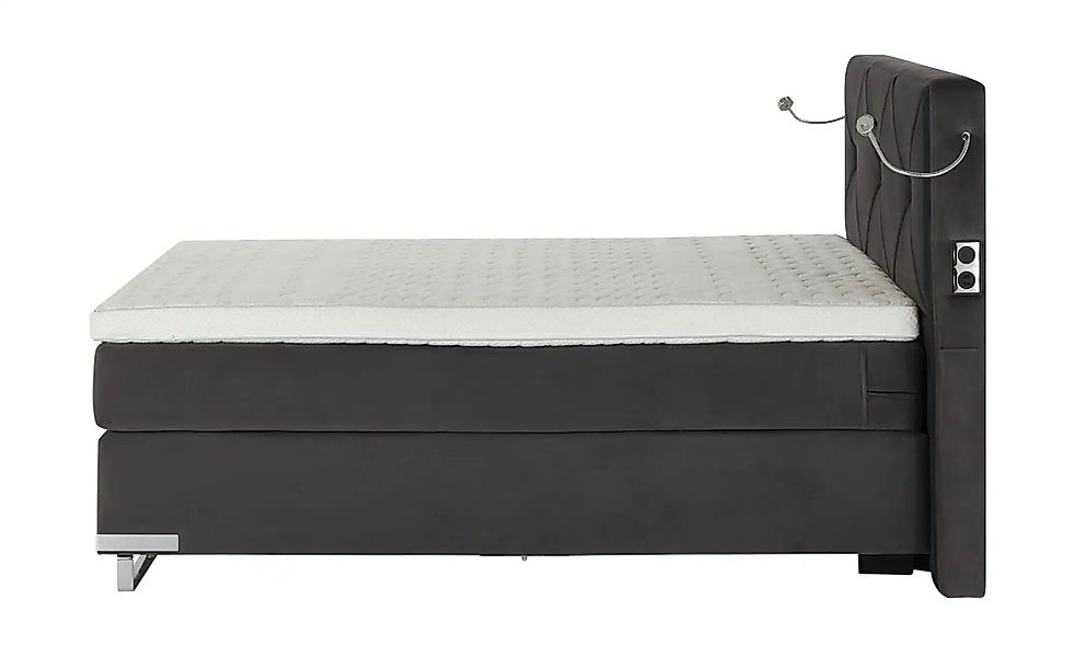 Musterring Boxspringbett Premiumversion Dubai ¦ grau ¦ Maße (cm): B: 197 H: günstig online kaufen